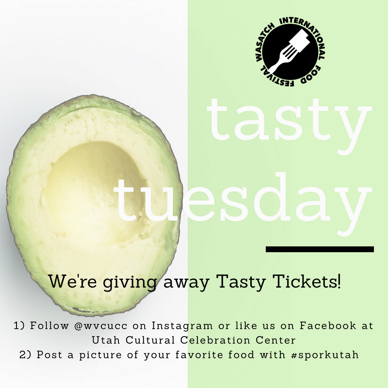 FoodFestUT's tweet photo. GIVEAWAY!!!! We're giving away Tasty Tickets for the Wasatch International Food Festival! Winners notified tomorrow, 8/1! #sporkutah #WIFF2018 https://t.co/Nsizvq67YC