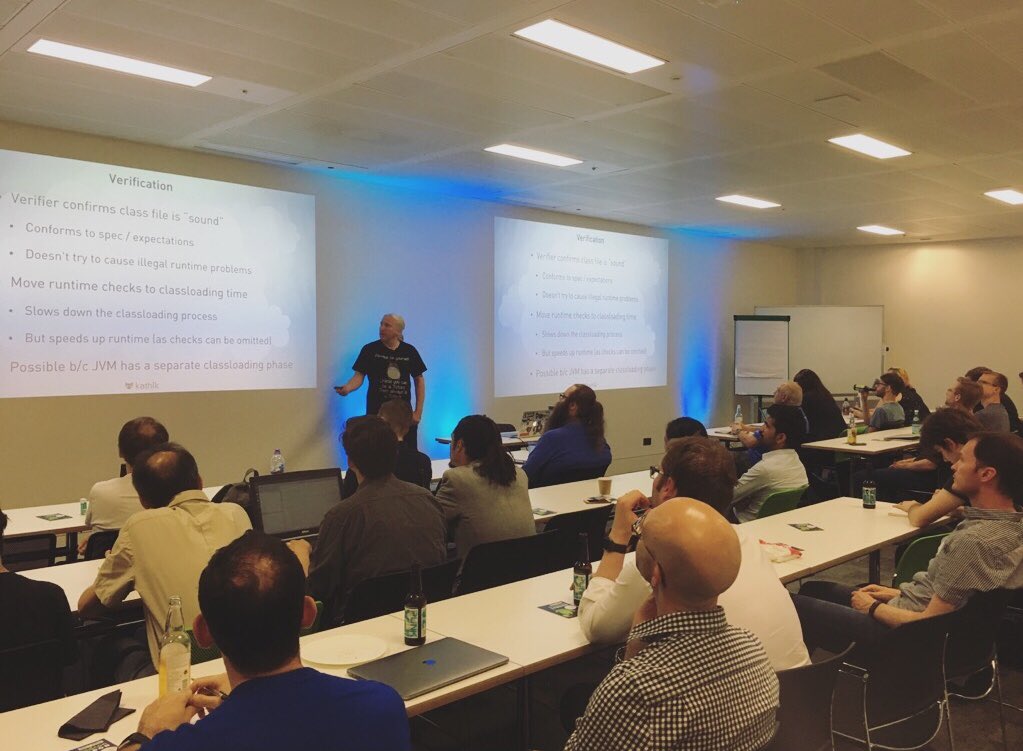 BrideyAtSM's tweet image. I hope everyone left room after all that pizza as the second course is the inaugural #CodeMatters! 🍕✨ We’ve kicked off with @kittylyst taking us through some fantastic #bytecodes and how to understand them! @skillsmatter @IBMCodeLondon #ibmcode #java #JVM