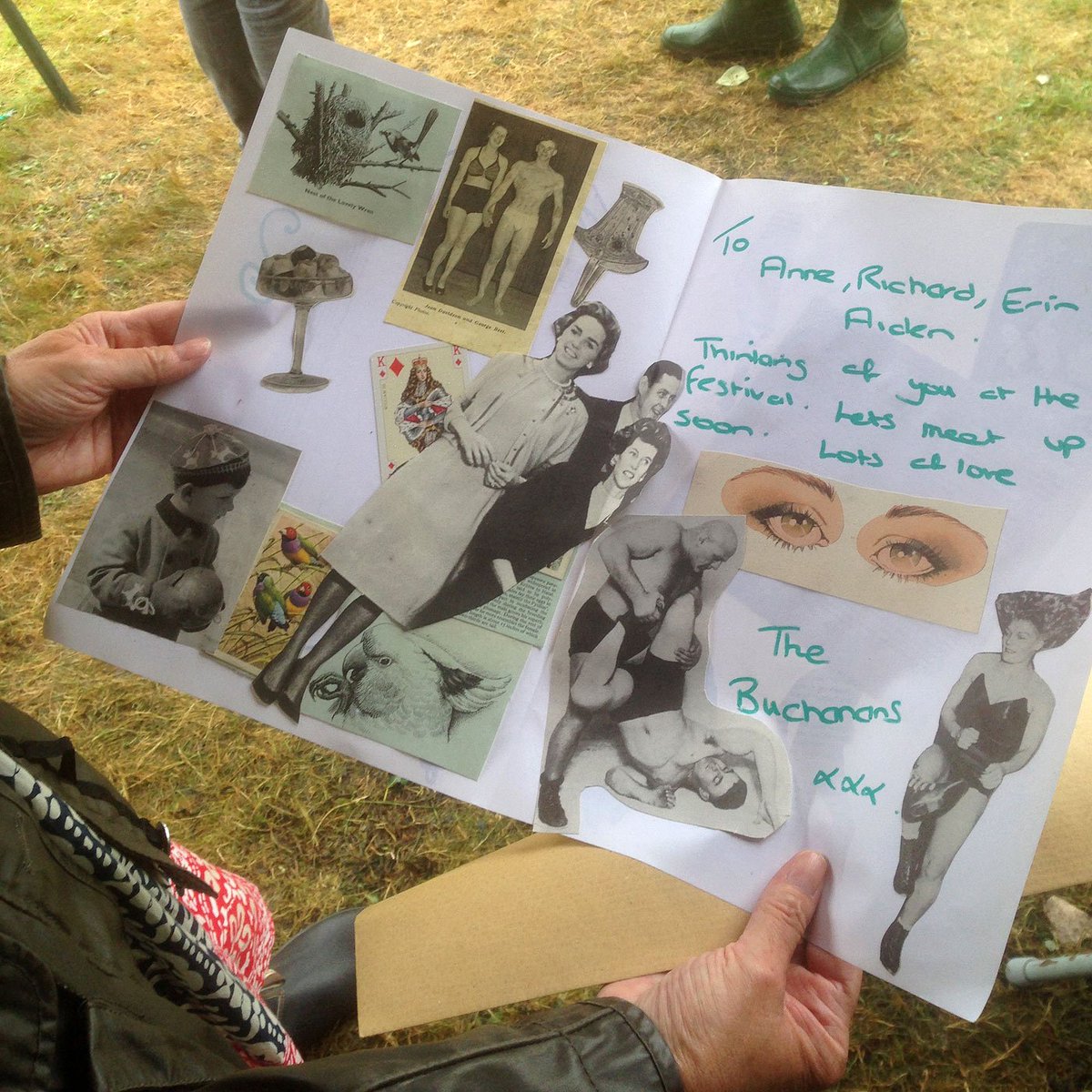 KEELERTORNERO (@keelertornero) on Twitter photo KT letter writing workshop at Art Car Boot Fair, Port Eliot Festival. Thanks to <a href="/poscauk/">POSCA UK</a> <a href="/artcarbootfair/">Art Car Boot Fair</a> <a href="/PortEliotFest/">Port Eliot Festival</a> #TheRareNephews #art #artletters #collageart #collage KT letter writing workshop at Art Car Boot Fair, Port Eliot Festival. Thanks to <a href="/poscauk/">POSCA UK</a> <a href="/artcarbootfair/">Art Car Boot Fair</a> <a href="/PortEliotFest/">Port Eliot Festival</a> #TheRareNephews #art #artletters #collageart #collage