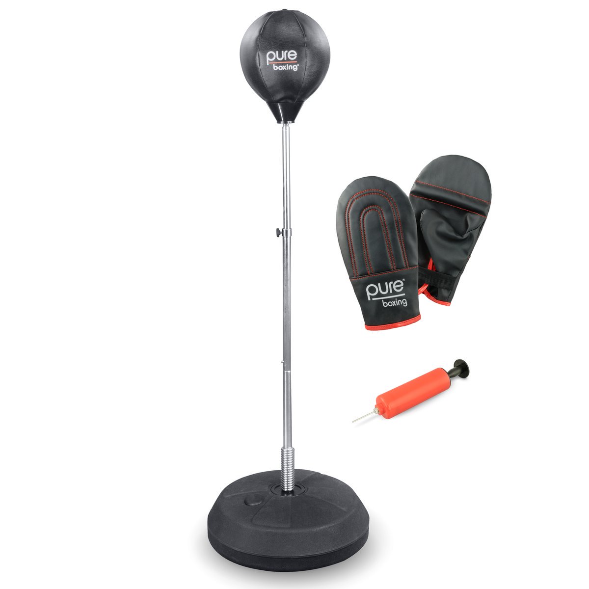 PureFunKids's tweet image. Boxing is a healthy hobby for kids, sooner or later video games may at most become a ‘by the way’ leisure activity. So make it a hobby for them to play our Kids Pro Free Standing Reflex Punching Bag!

bit.ly/2mRBCT4 #ReflexPunchingBag #HealthyHobby #PureBoxing