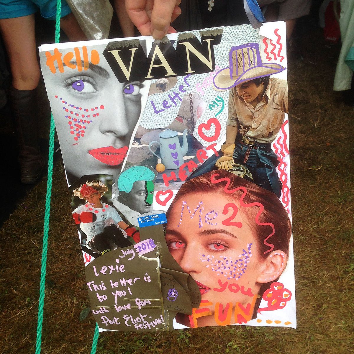 KEELERTORNERO (@keelertornero) on Twitter photo KT letter writing workshop at Art Car Boot Fair, Port Eliot Festival. Thanks to <a href="/poscauk/">POSCA UK</a> <a href="/artcarbootfair/">Art Car Boot Fair</a> <a href="/PortEliotFest/">Port Eliot Festival</a> #TheRareNephews #art #artletters #collageart #collage KT letter writing workshop at Art Car Boot Fair, Port Eliot Festival. Thanks to <a href="/poscauk/">POSCA UK</a> <a href="/artcarbootfair/">Art Car Boot Fair</a> <a href="/PortEliotFest/">Port Eliot Festival</a> #TheRareNephews #art #artletters #collageart #collage