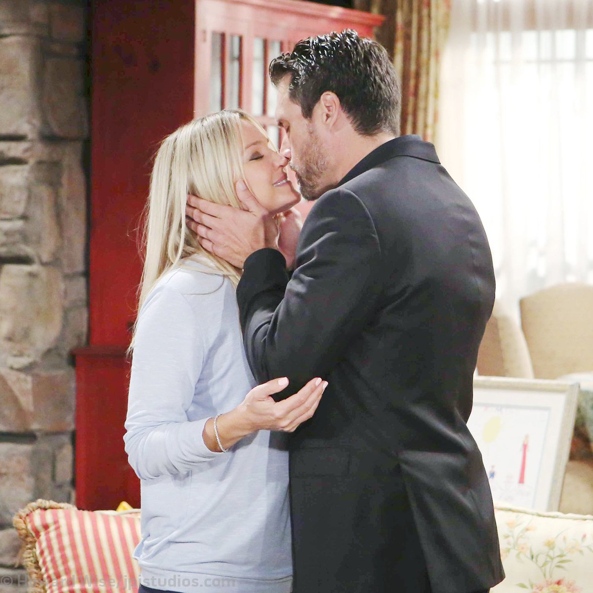 YandR_CBS's tweet photo. RT if you love seeing these two happy together. 💕 #YR https://t.co/2vALK0Z0kX
