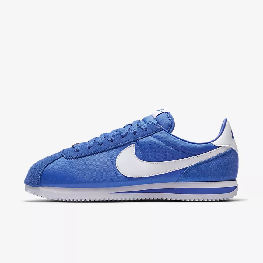 signal blue nike cortez