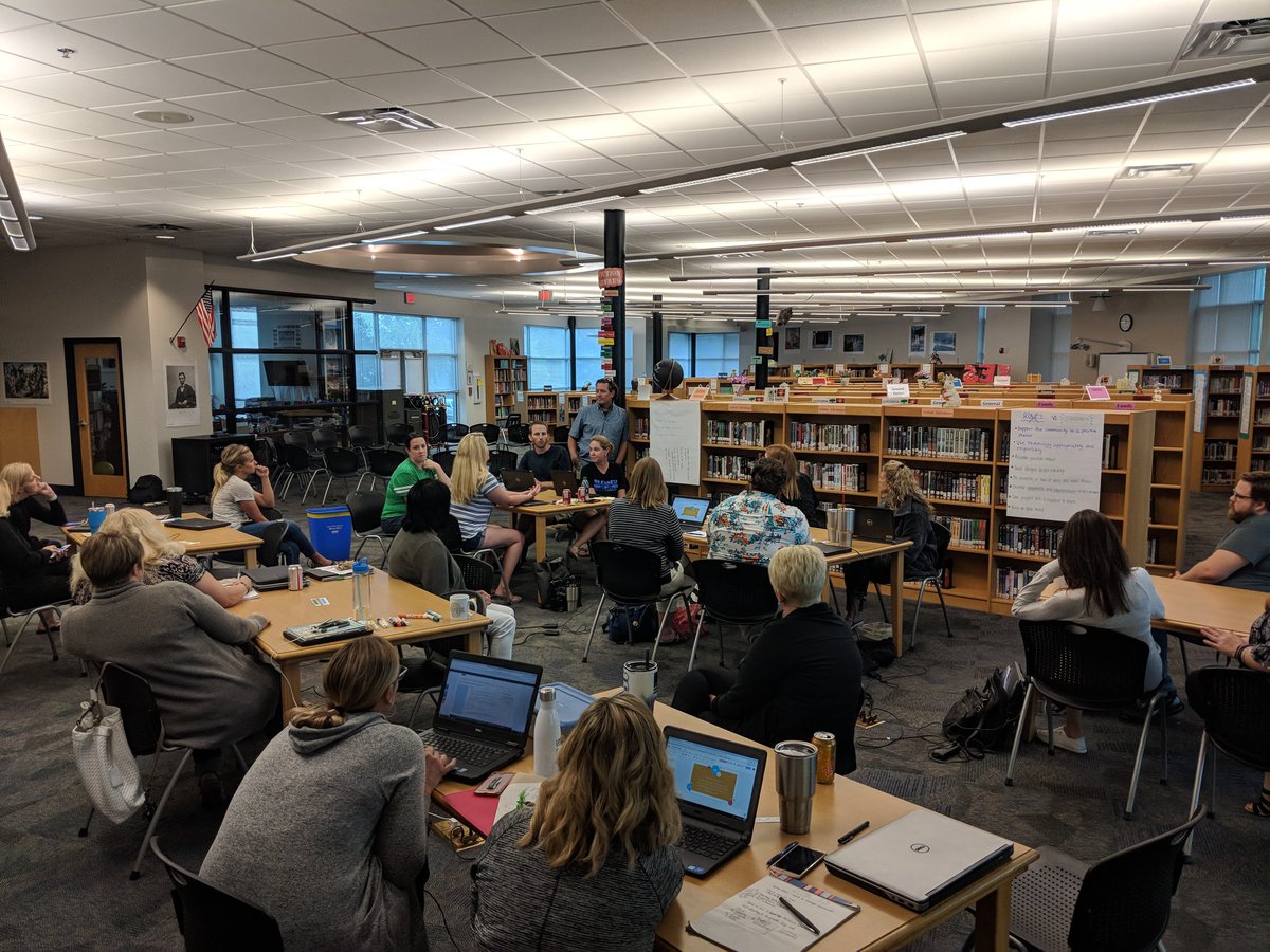 Learning and setting goals for the upcoming school year with an awesome group of staff members. <a href="/SMSstallions/">Selvidge Stallions</a> <a href="/SelvidgePTO/">Selvidge PTO</a>