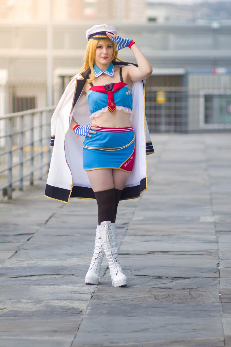 Merucchi_cos's tweet photo. No podía esperar a enseñaro algunas fotos de Eli Navy (las de Zero Two las reservo un poquito más jujuju) 
📸: @DakravenArt 
#cosplay #eliayase #lovelive #hobbycon https://t.co/93tFTcnMT4