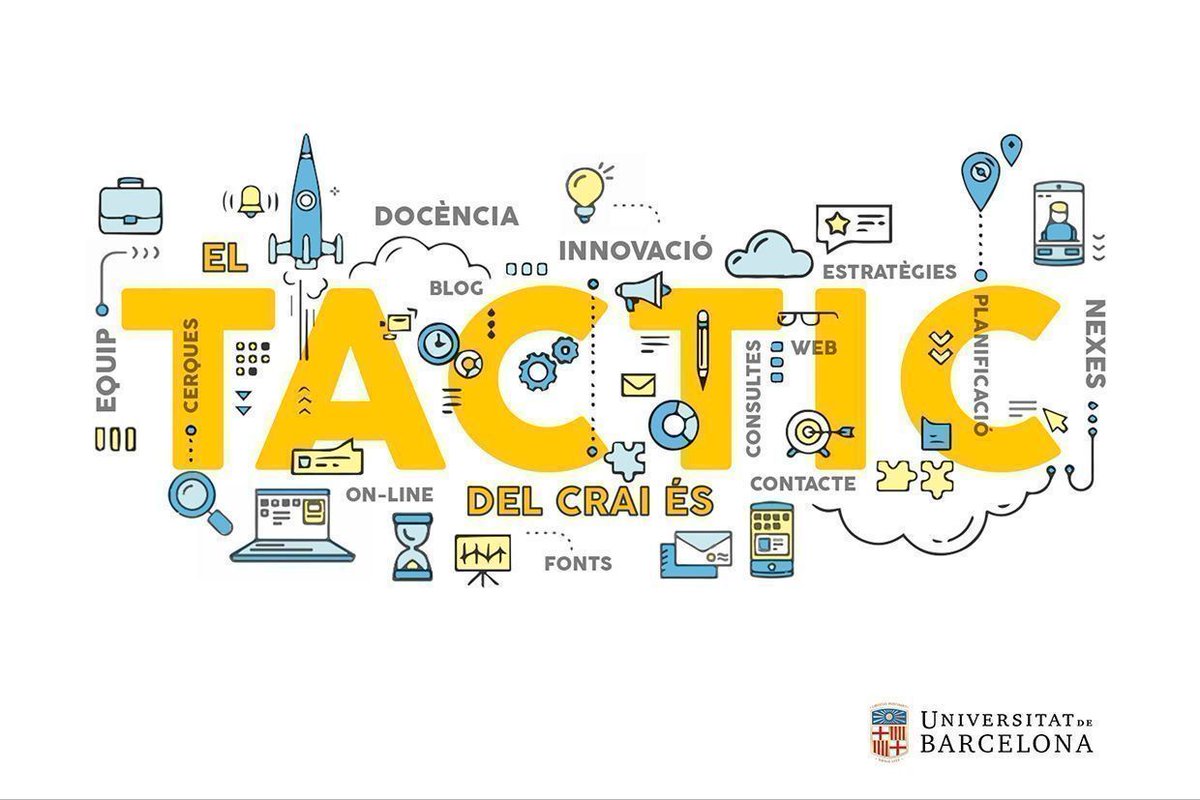 SDocenciaCRAIUB's tweet photo. Ets professor o estudiant de la UB? Subscriu-te a la nova newsletter del Portal del TACTIC del @crai_ub i podràs rebre al teu correu electrònic les notícies destacades sobre el suport a la docència i l'aprenentatge que t'oferim https://t.co/yzb23qDspz https://t.co/vMNQYoJrCV