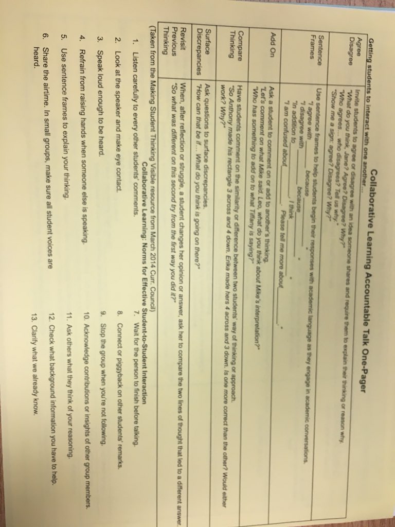 Excited to use this resource in the classroom to make accountable collaboration purposeful! #lcsnewbeginnings <a href="/LakeLearns/">LCS ProLearning</a>
