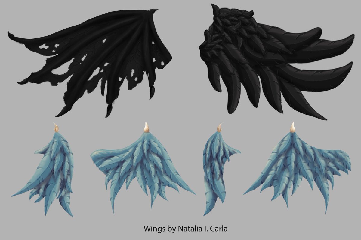 talyCc's tweet photo. I made these step by step images on how I painted wings and feathers. Hope you like them! https://t.co/2fglD1tzBe
