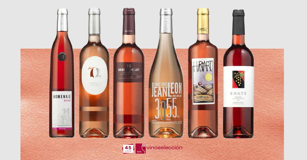 ¡No te quedes sin los mejores rosados del 2018! ¡Sólo 42 € - 6 botellas! Vinos alegres, expresivos, muy versátiles y fáciles de tomar ¡Pídelos ya! vinoseleccion.com/coleccion-rosa…