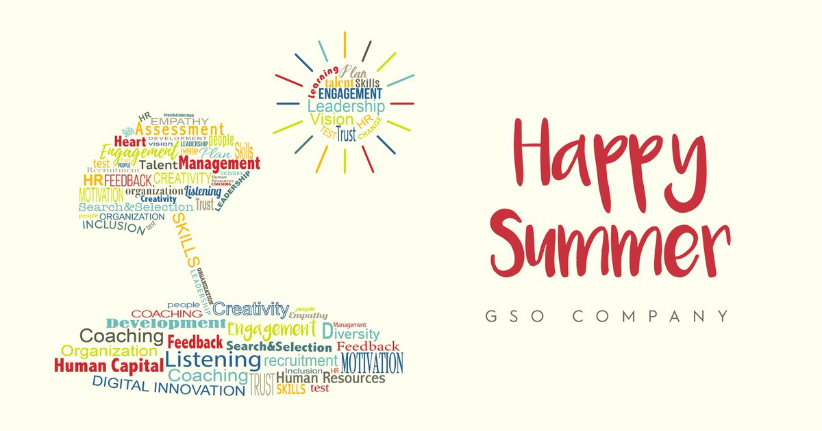 GsoConsulting's tweet photo. ☀️Buona estate 🏖️ da tutto il team di GSO Company. Ci rivediamo a settembre insieme a @wingage_gso, @utilia_gsocomp e @ElanLCS. #Summer2018 #Estate2018 https://t.co/y7fi2sqA4z