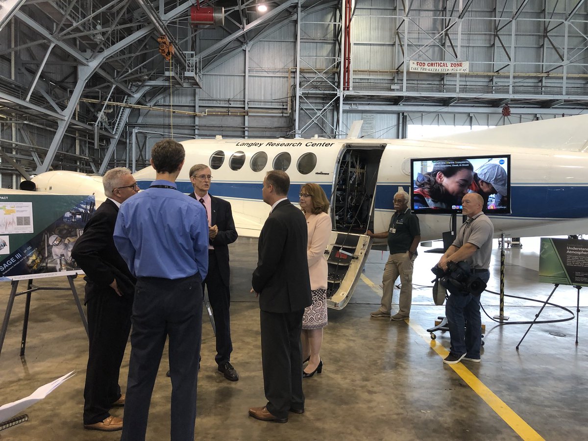 NASA_NAAMES's tweet image. Excited to welcome NASA Administrator @JimBridenstine to NASA Langley to hear about NASA Earth Science and the science of NAAMES!