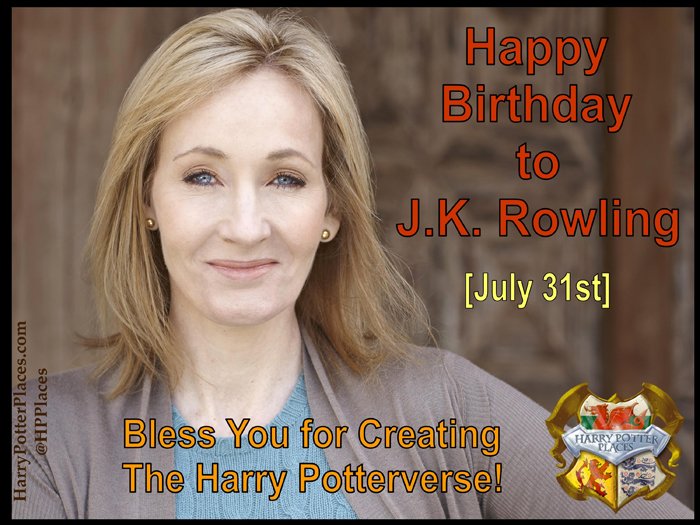 Happy Birthday to J.K. Rowling 