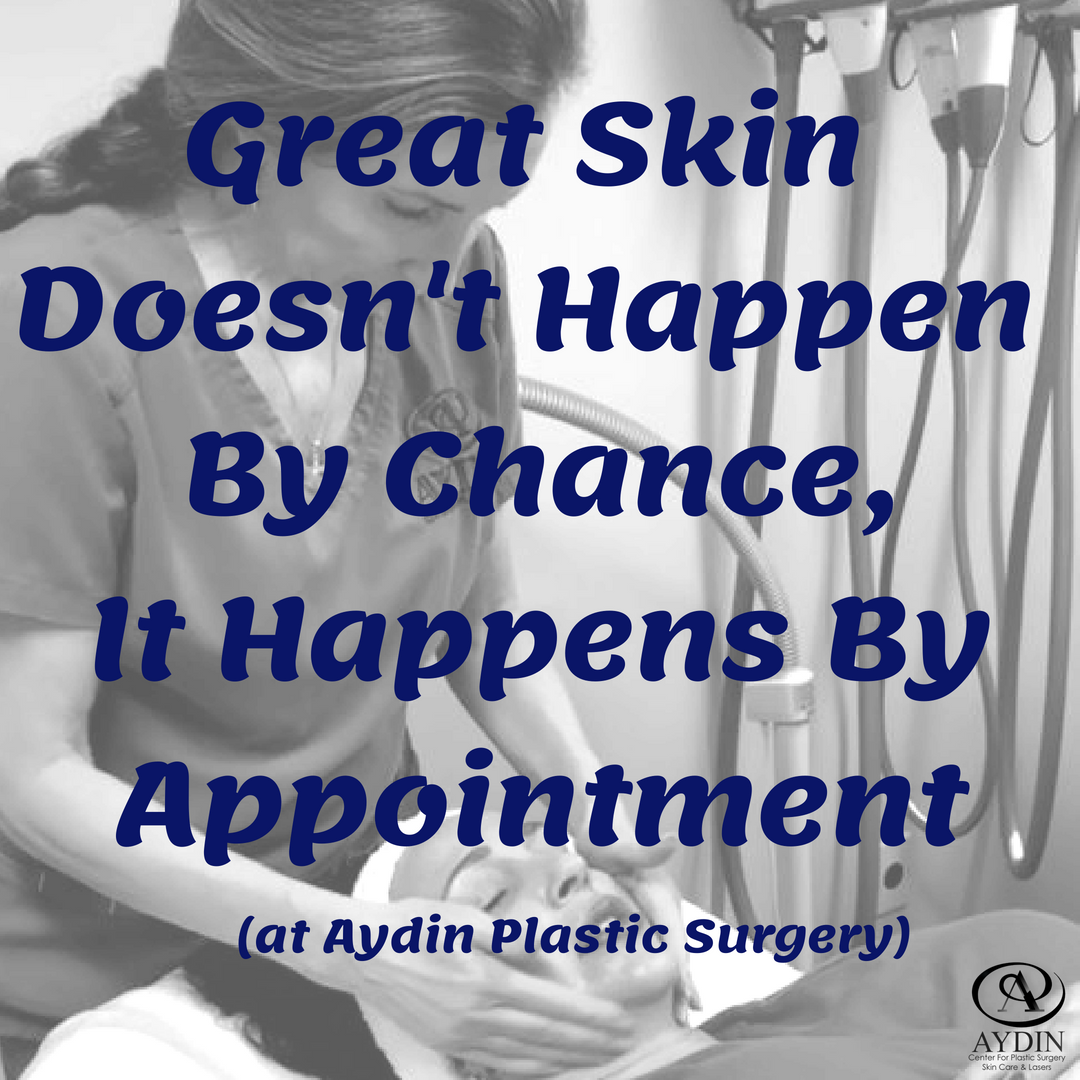 Great Skin Doesn't Happen By Chance, It Happens By Appointment.
.⠀
Call 201-345-0100 to schedule a FREE #skincare consultation with a Clinical #Aesthetician at Aydin Plastic Surgery!