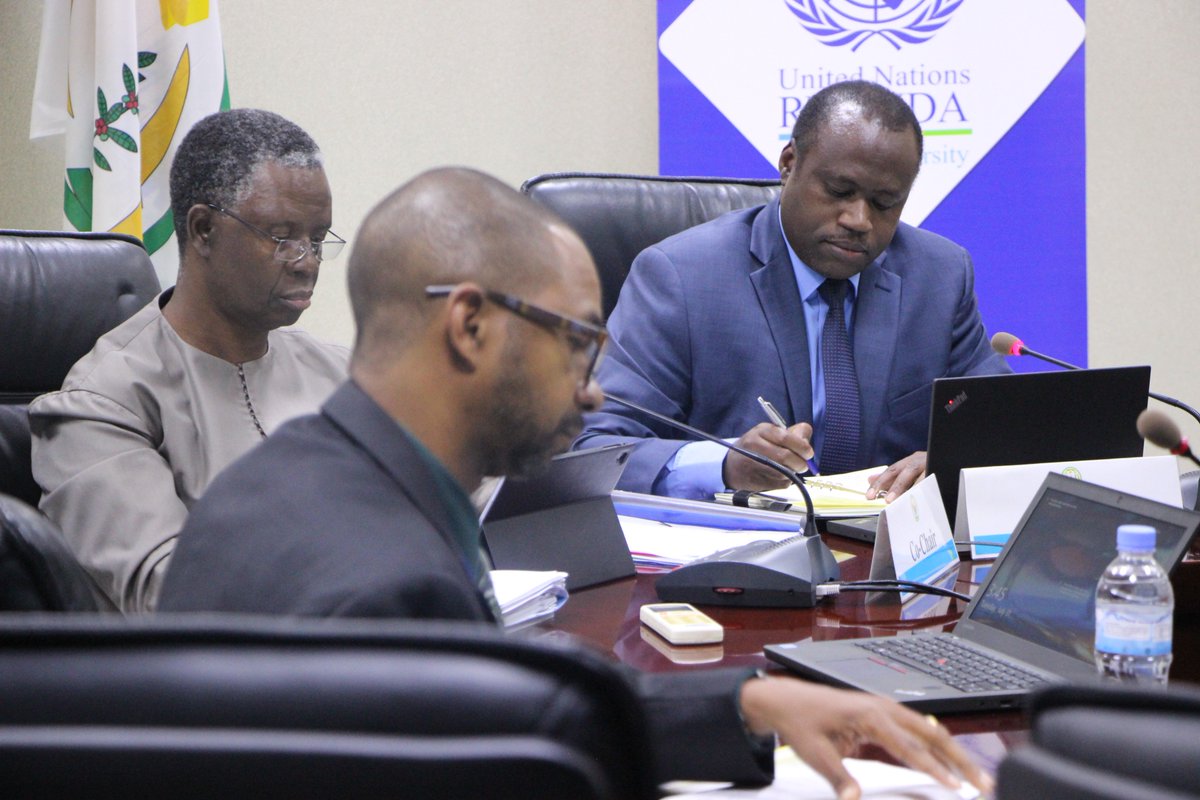 UNRwanda's tweet photo. Happening now: #UN Steering Committee Meeting between @UNRwanda and @RwandaFinance officials. Key topics under discussions include approval of the #Rwanda SDG Fund among others. 

Thereafter, the #UNDAP2 official signing will take place #RwUNDAPIILaunch #LNOB  #UNRwanda https://t.co/OsNXWHj32W
