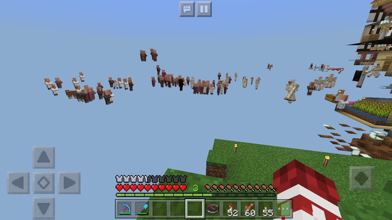 ট ইট র Minecraft Ani M 今夜の作業 砂漠の化石採掘場で砂集めをしてた 地上絵で使う分は回収できたから良し 拠点に帰還したら通信状態が悪いからか ほぼ全てが透視状態になってた 村人たちとゴーレムがたくさん居ることを再確認できた不具合でした