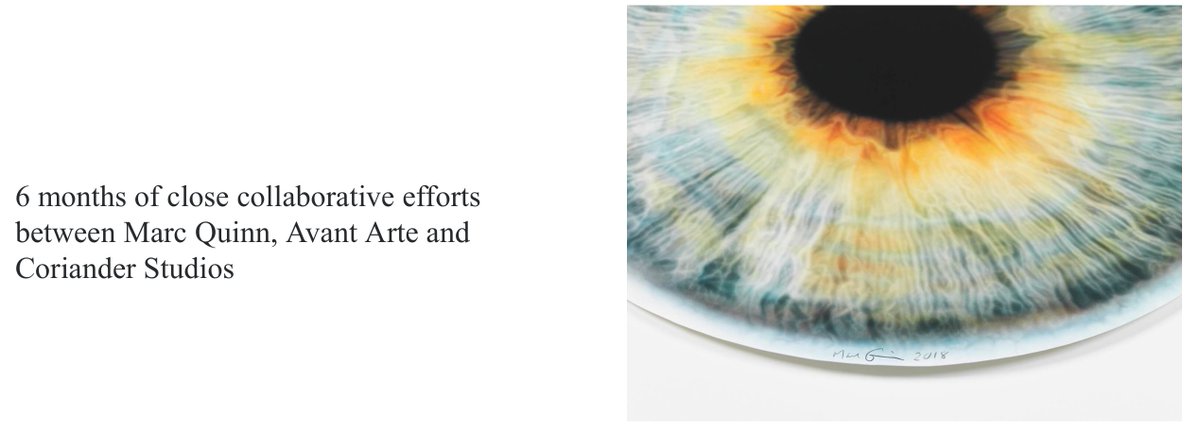 CorianderStudio's tweet photo. 6 months of close collaborative efforts between Coriander Studios, Marc Quinn and Avant Arte. A wonderful project to have worked on. 

BUY HERE - https://t.co/8BkbPaCqKZ https://t.co/wPaeXFnLs5