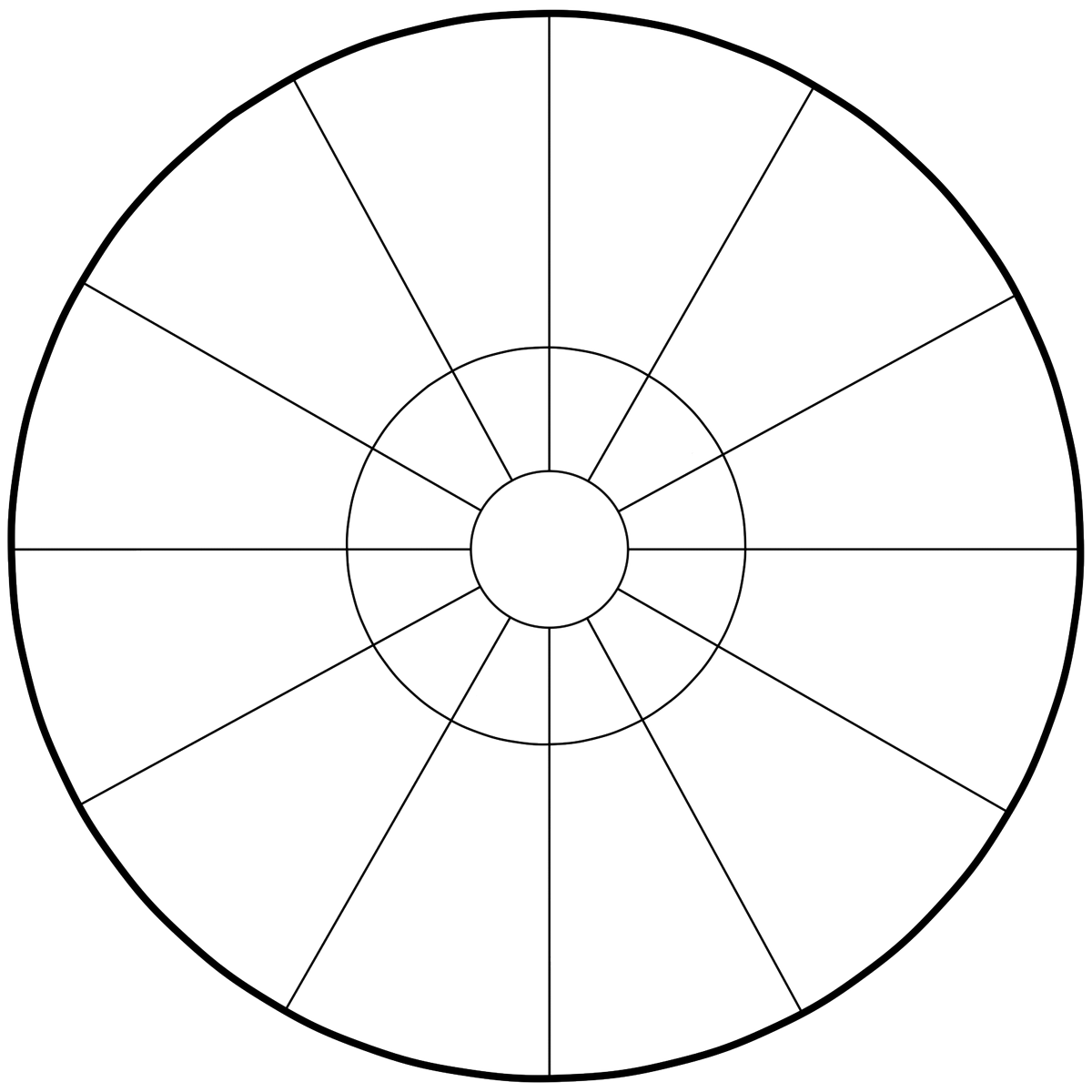 Круг поделенный на 12 частей. Цветовой круг для раскрашивания для детей. Круг поделенный на сектора. Круг разделенный на 12 секторов.