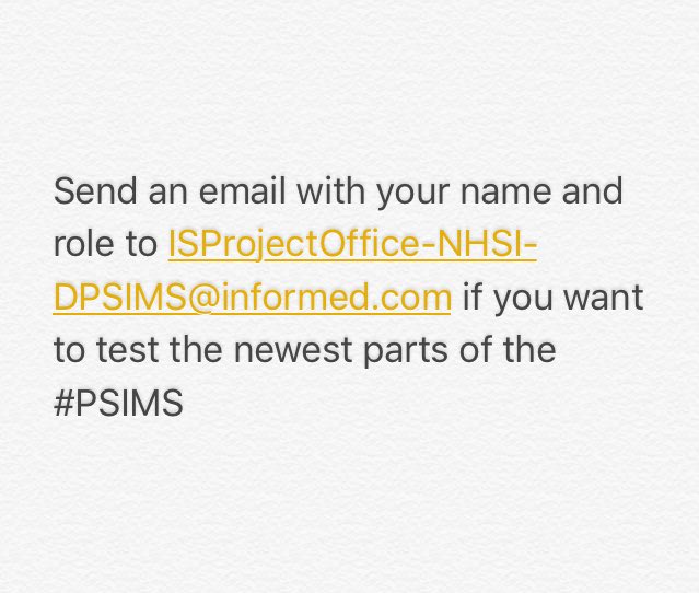 LucieNHSSafety's tweet photo. 🔧⚠️It's that time again! If you are frontline NHS staff (risk managers, we love you, but we need people who see patients for this bit) who loves #ptsafety and wants to shape the #PSIMS to replace #nrls and #STEIS, please drop us a line so you can test some brand new widgets!🔧 https://t.co/789ku2kATD