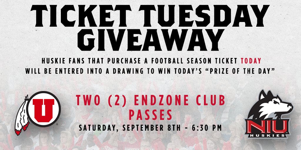 NIU Huskie Athletics on Twitter "Fans purchasing NIU_Football season