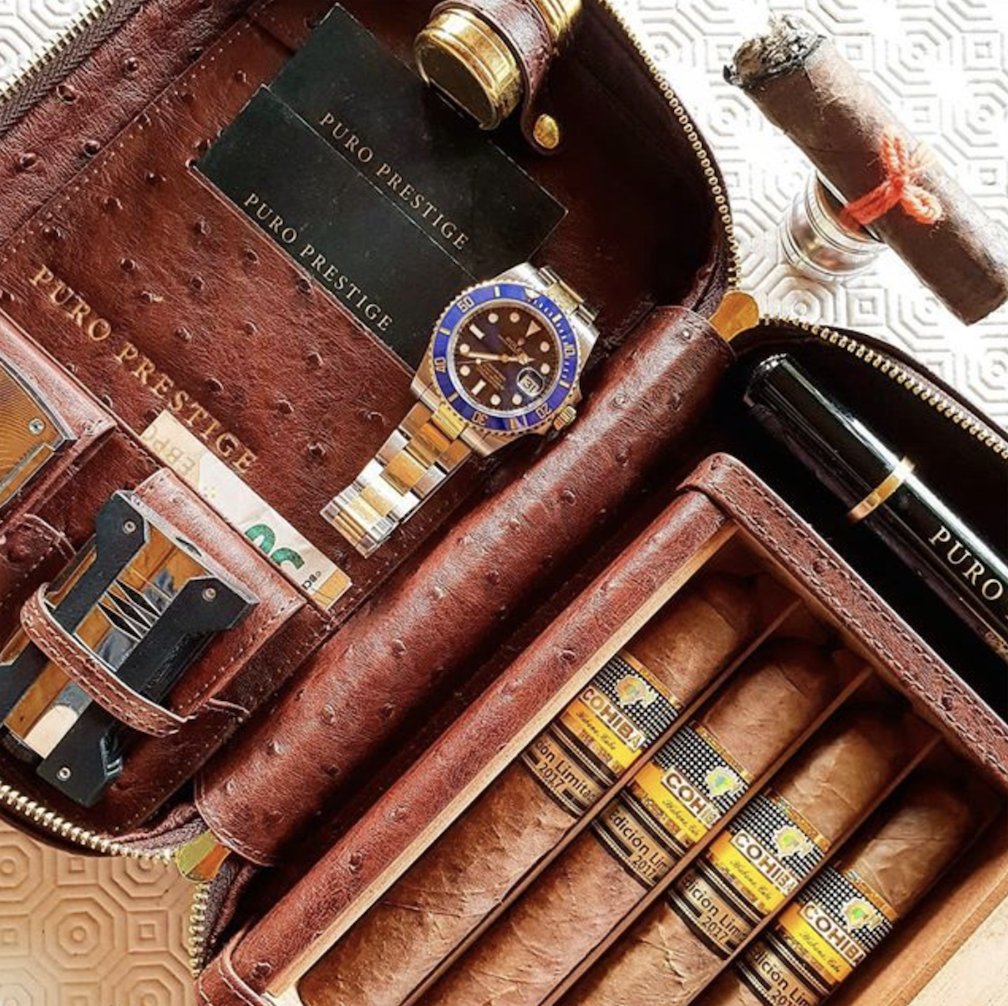 Puro Prestige on X: Puro Prestige cigar case at the ready