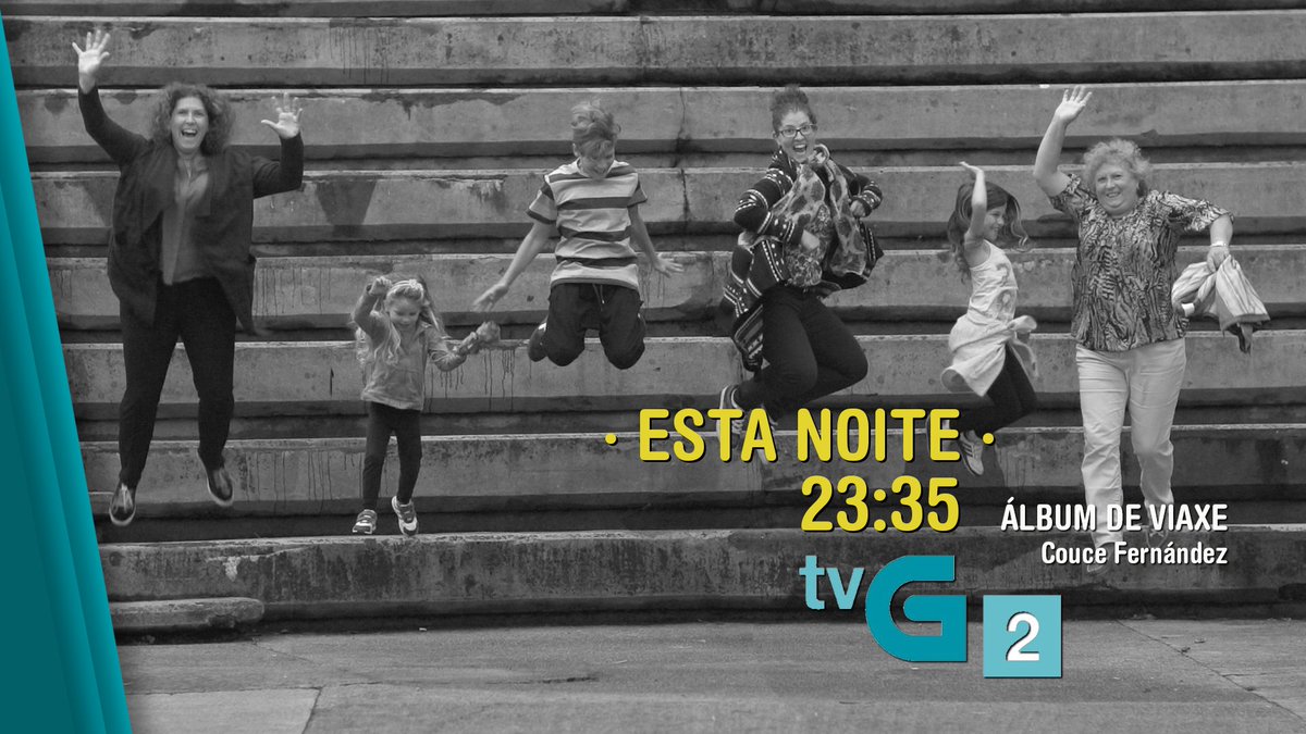 Esta noite, nova oportunidade para gozar coa #viaxe da #familia Couce Fernández! 👏👏 Na @TvG_2 ás 23:35h! 🚐💨 #albumdeviaxe #tvg #melaniacruz #redescubregalicia