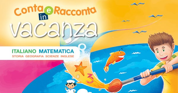 "Conta e racconta in vacanza" è la collana che consente ai bambini di svolgere i compiti estivi in autonomia. Scarica alcune schede tratte da "Storie per scrivere", la rubrica pensata per attivare in modo ludico le competenze di scrittura: bit.ly/2JQUdbF