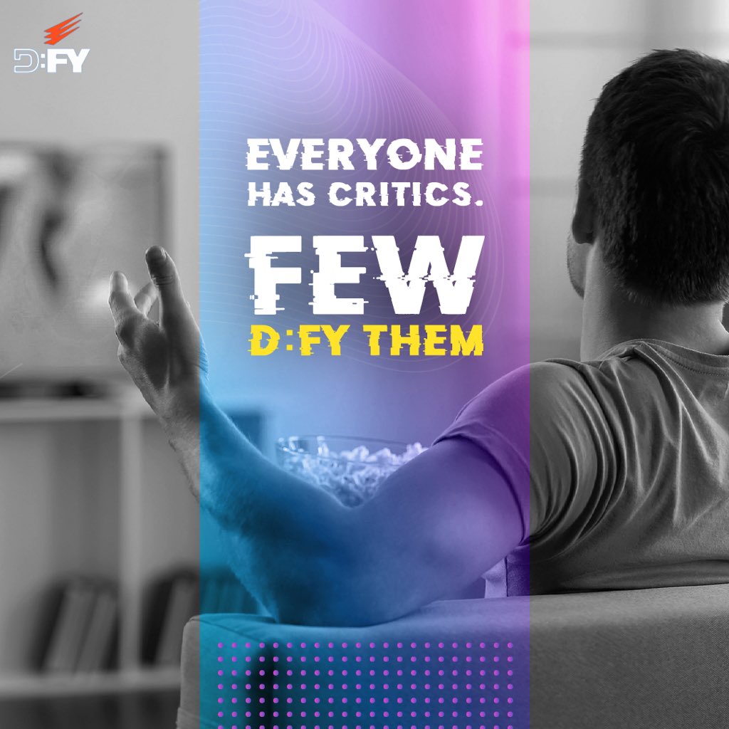 Don't let the ones who comment from the sidelines stop you.

#DFYTheEveryday instead: dfysport.com