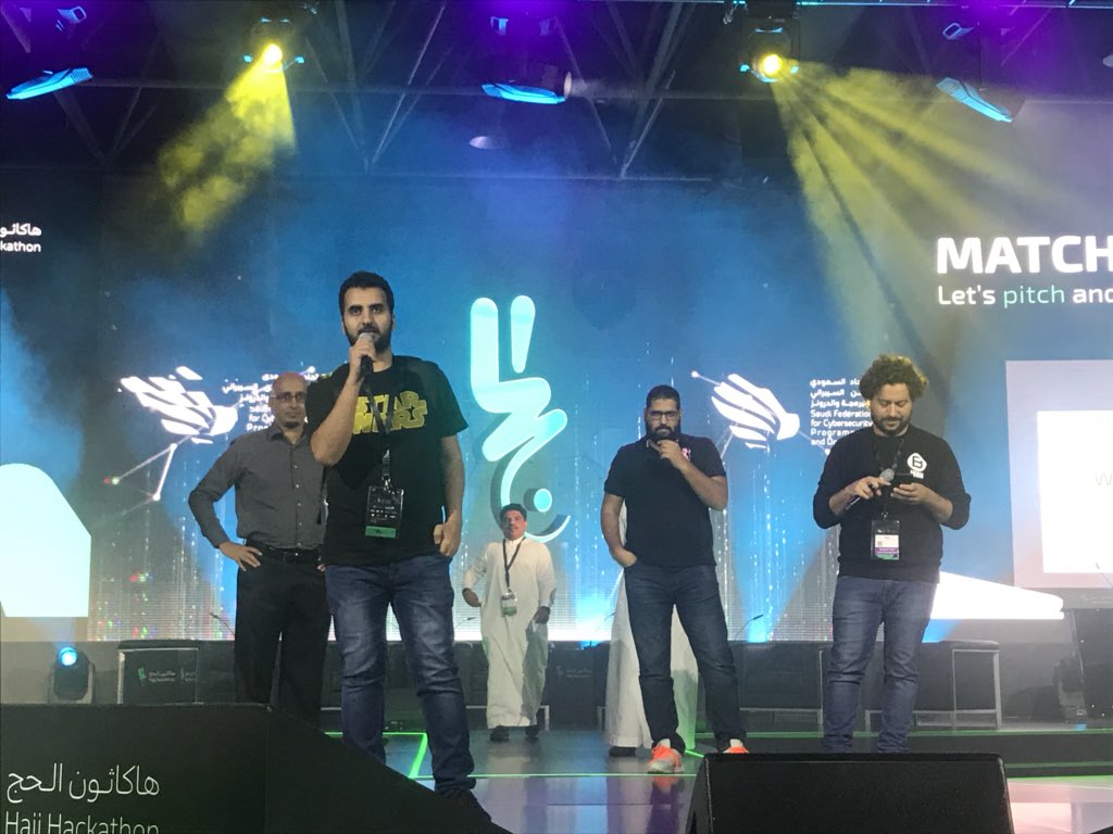 NezarSami's tweet photo. #Hajj_Hackathon ... #pitch your #idea in 30 seconds .. stay tuned with Salim from #Google and John from #BeMyApp ... #technology .. #innovation .. #entrepreneurship .. #startups .. #riseup https://t.co/EqZZMrNMja