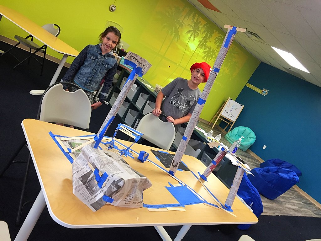 PinkyIncubator's tweet photo. Daily Challenge: Build a city using newspapers, craft sticks, and tape. 30 minutes. GO!!

#STEM #STEAM #Reduce #Reuse #Recycle #BostonGlobe #Repurpose #DailyChallenge #TeamChallenge #Creativity #ProgramsForKids #Newspaper #Building #CivilEngineering #SummerCamp https://t.co/aMzf0Dmlsx