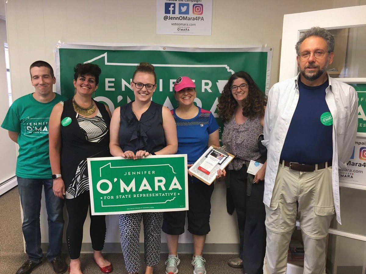 JennOMara4PA's tweet photo. Day 2 of #RecapWeek: Volunteer Appreciation Day! With the help of our incredible vols, we’ve knocked over 10,000 doors and talked to voters on both sides of the aisle. Become a part of our team here: https://t.co/EbciUBo3OT https://t.co/06mm3hCAgj