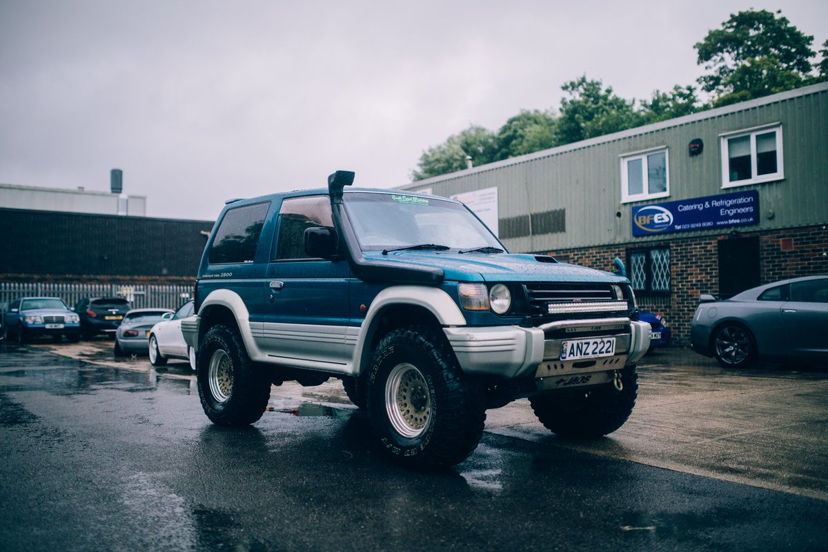 SCWorks_media's tweet photo. MITSUBISHI PAJERO FULL OFF-ROAD SPEC ready for Simply Jap at Beaulieu #Mitsubishi #Pajero #offroad #SimplyJapanese #Beauliea https://t.co/57nN8jEcjW