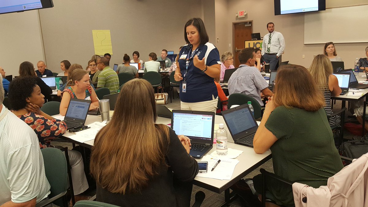 swilliams206's tweet photo. Traveling salesman activity at #GCSPLA. Sharing their communication plans. https://t.co/a1zSORdQg0