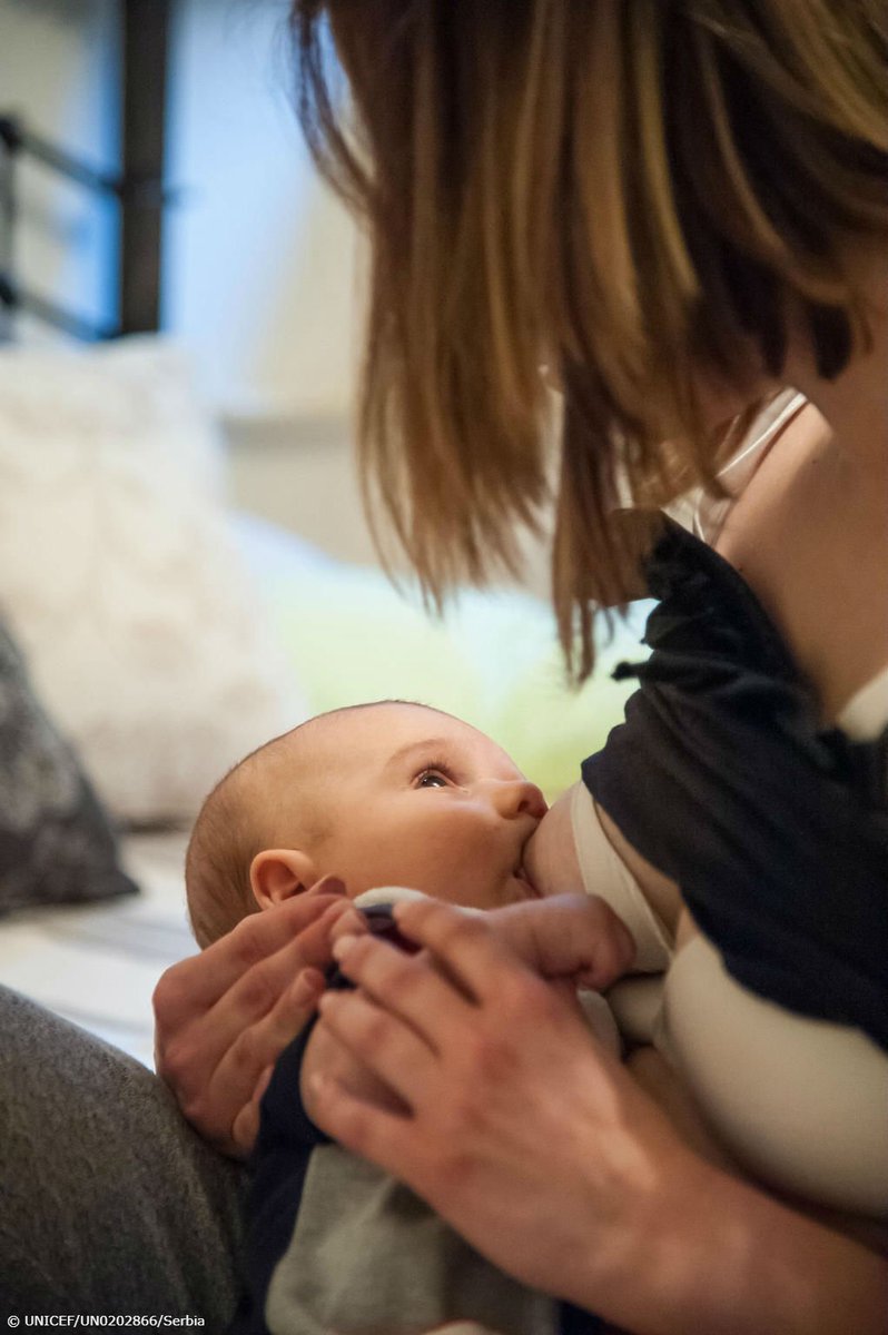 3 in 5 babies are not breastfed within the first hour of life 👶👶🏻👶🏾👶🏿👶🏽

This has lifelong health consequences → uni.cf/2v5mciz

#WBW2018 #EveryChildALIVE