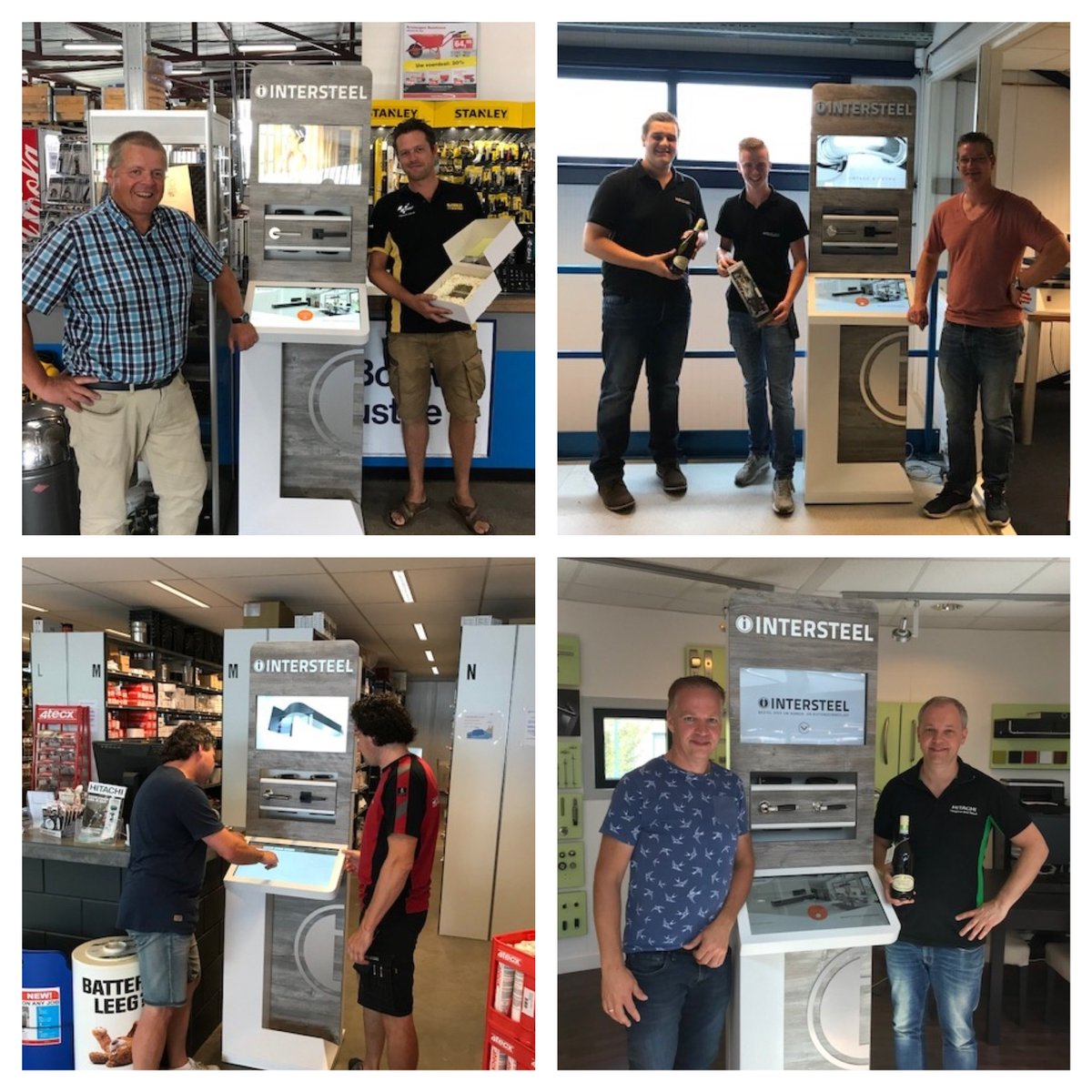 Vier GBI leden maken nu ook gebruik van de Intersteel Doorhandle Inspiration Display! Zij presenteren nu op een halve vierkante meter meer dan 2.400 producten uit het assortiment deurbeslag. Een innovatieve koppeling tussen inspiratie in de winkel en een online verkoop tool.