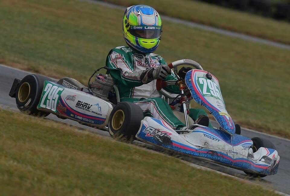 AwmMotorsport's tweet photo. Not how we envisioned our Sunday at Whilton LGM. The day started well with Levi King taking the win in heat 1 to be given a 5 place penalty. Nelson King had great pace in the start of his first heat coming through the pack until the chassis snapped (See photo). https://t.co/wjhKt0n52w