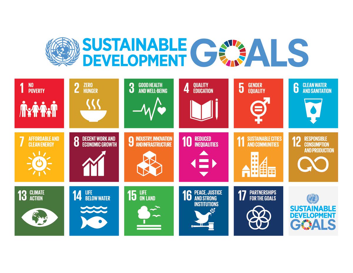 Ensuring good education, health &amp; governance for all makes conflict less likely. The <a href="/UN/">United Nations</a> has 17 #GlobalGoals to do this. bit.ly/UN2030 🕊️