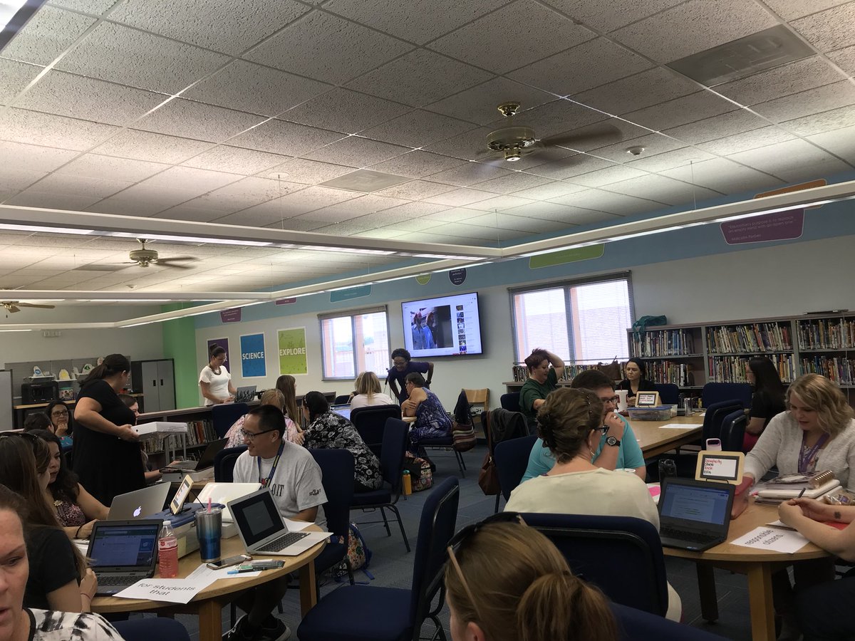 GLDDbacks's tweet photo. Teachers are back!! Digging in to data and team building! #dbacknation #GLDDbacks https://t.co/MYeP1sQqHO
