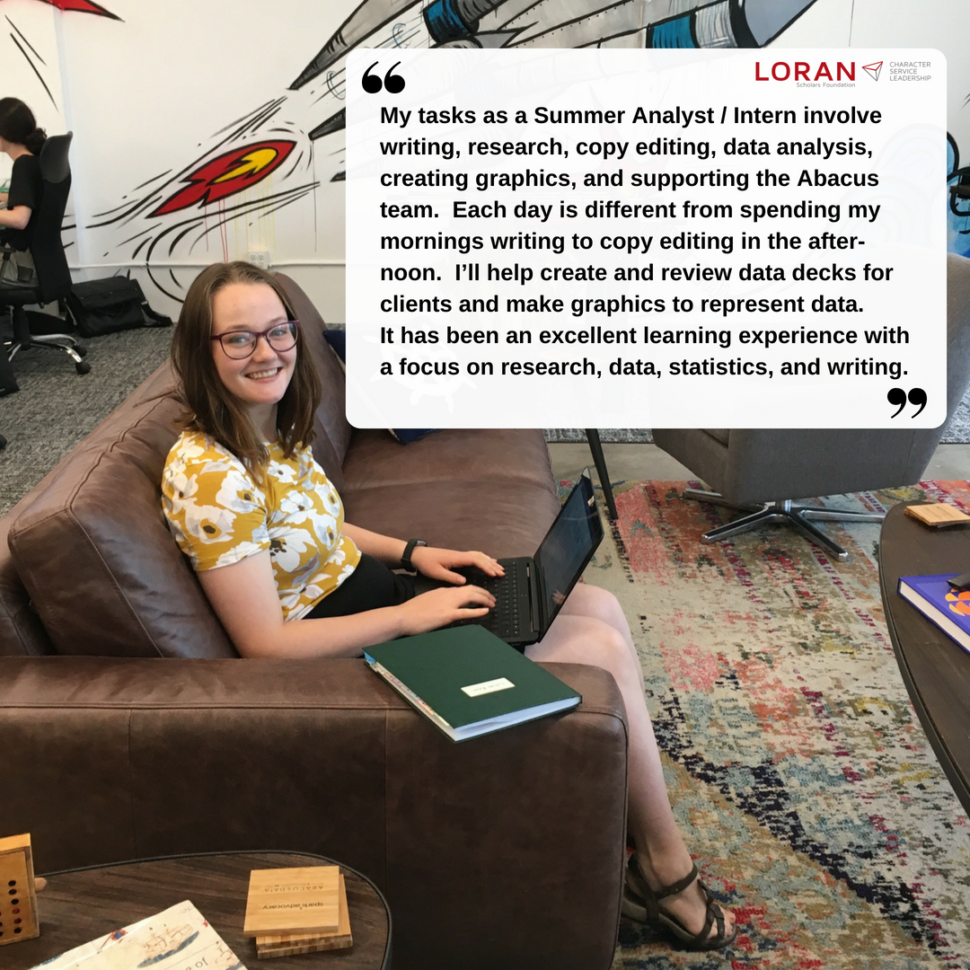 loranscholar's tweet photo. Introducing our first ever #LoranTakeover: @callistaryan ('16) is taking over our Instagram Stories today to share what she's been working on with @abacusdataca / @cdn_millennials in Ottawa. Follow her day at https://t.co/n9Qef7nWOP. #LoranSummer #InternLife https://t.co/flfKJ1eQk8