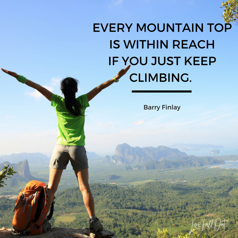 RomiNeustadt's tweet photo. I know you’re climbing a mountain today. And whether you get to the peak you were shooting for or not, I’m cheering you on! #youvegotthis #monthendmagic https://t.co/iPccSos8Rp