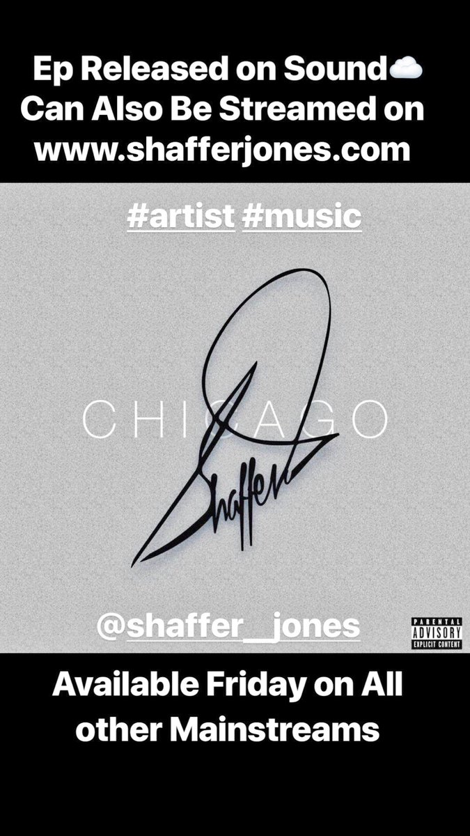 AmenaShari's tweet photo. Go Cop that New Ep from Chicago’s on @SHAFFERJONES https://t.co/LrYTLPMXb0