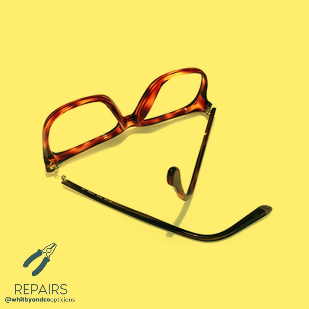WhitbyCoOptics's tweet image. 👓 EYEWEAR REPAIRS @whitbyandcooopticians

- Frame Adjustments
- Tightening Loose Screws
- Fixing Broken Frames
- Fixing Displaced Spectacle Lenses
- Replacement Parts
- Rimless Repairs (including Lindberg)

Click the link to find out more whitbyonline.com/repairs-and-ad…