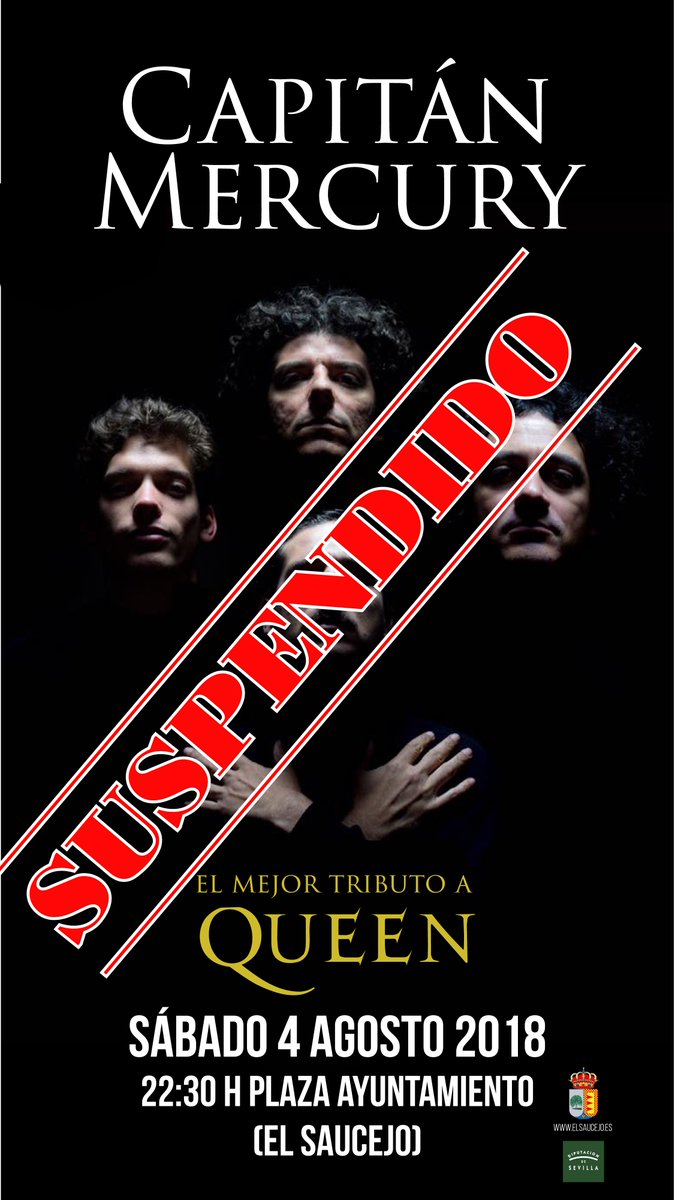 Lamentamos informar que se ha suspendido el concierto de Capitan Mercury, hasta el próximo dia 18.
