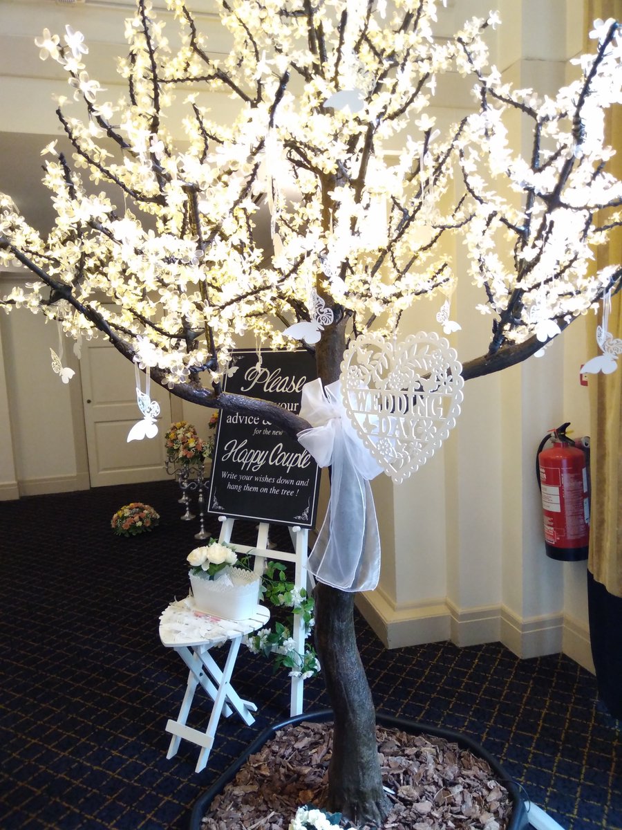Feeling the love at Balbirnie House Hotel <a href="/WeddingsBH/">Balbirnie Wedding Team</a> on the 29th June 2018 for Rachael and Alan's wedding day, with our 'Wedding Wishes' Tree. Congratulations to you both! xx
