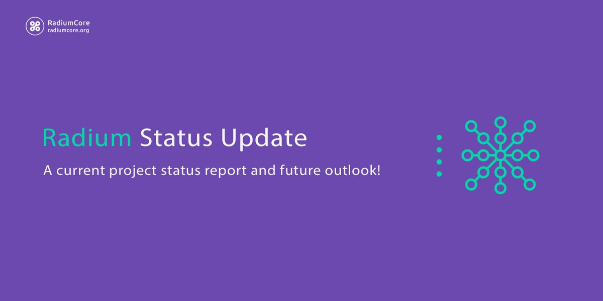 ValidityTech's tweet photo. Radium Update #44: Partnerships, Hard Fork Details, Team Expansion, Legal Status, The Present, The Future, and More! https://t.co/bd7rINYC0C $RADS $BTC #smartchain #bitcoin #blockchain #fintech #radium https://t.co/8uMzJY6hkk