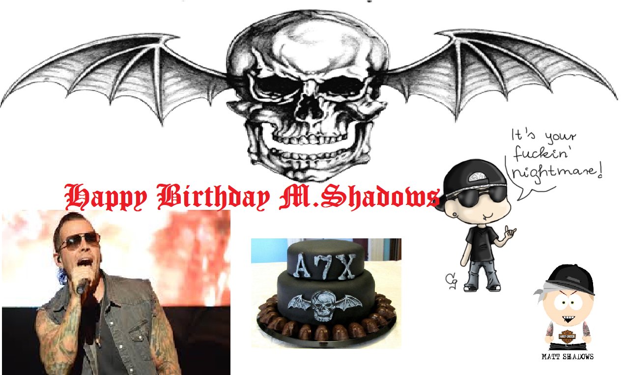  Happy Birthday M.Shadows 