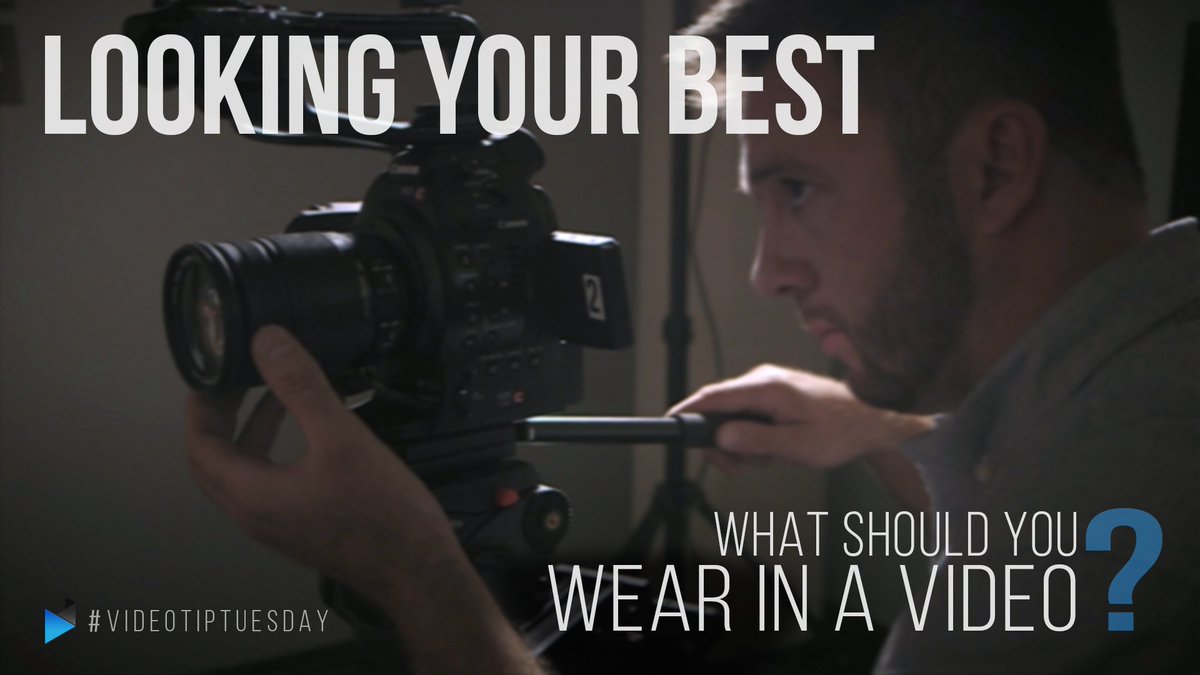 focusfactoryvid's tweet photo. What should you wear in a video? Wear something comfortable, but make sure it's appropriate for your video's message - not too formal or too causal. Avoid complex patterns. Solid muted colors work best. And bring a couple different outfits to choose from. #videotiptuesday https://t.co/zlLkcmHC3y