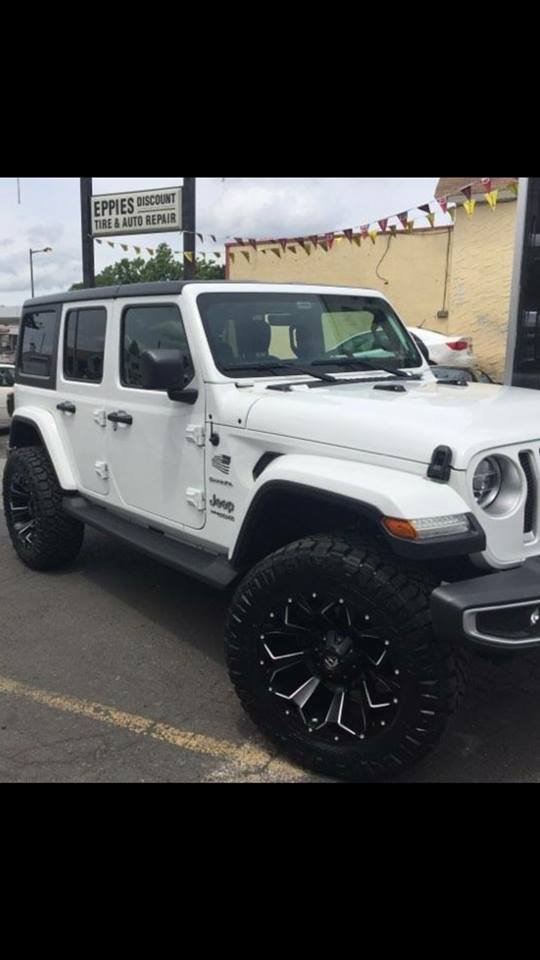 EppiesTire's tweet photo. 2018 Jeep Wrangler Rolling Out On A Set Of 35" Nitto Ridge Grapplers And 20" Fuel Titans 
#eppies #eppiestires #nitto #ridgegrappler #fuelwheels #fueltitan #jeep #jeepwrangler #philadelphia https://t.co/OwemotV6Jx