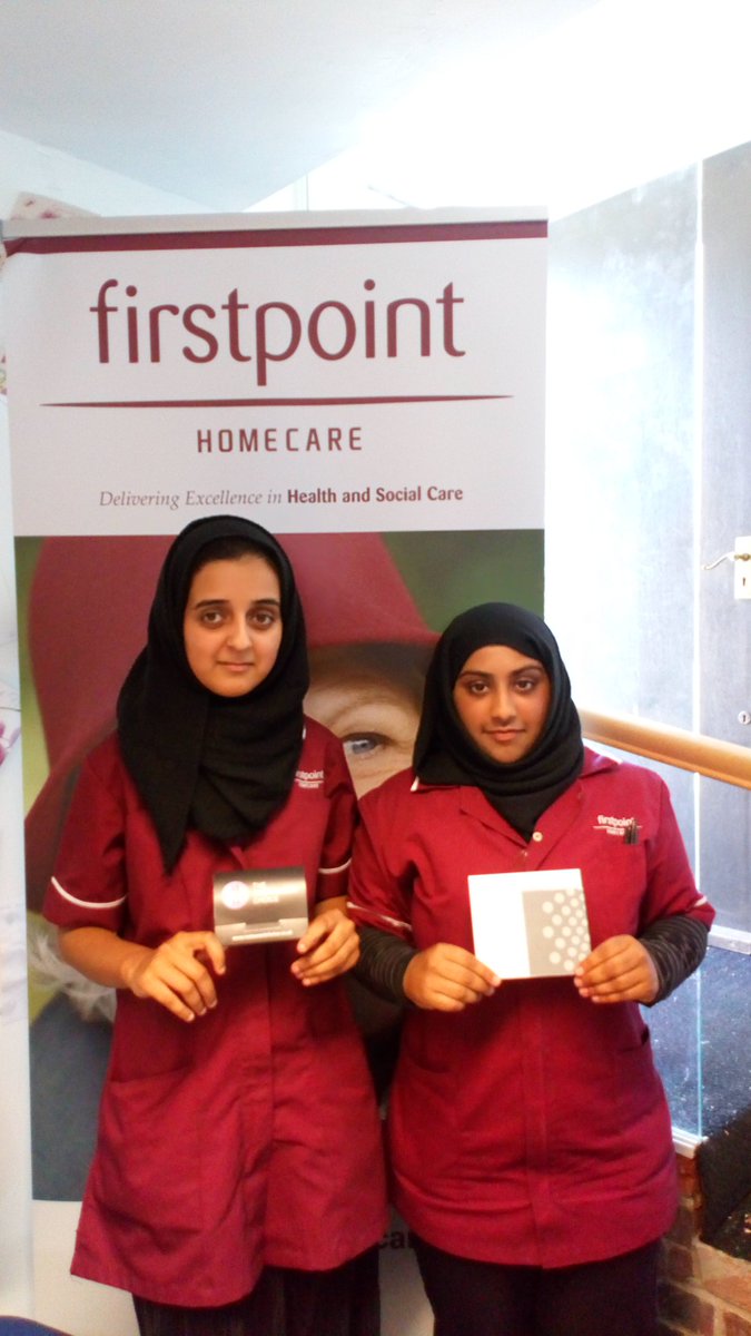 Congratulations 🎊
To Celina and Aisha, two of our dedicated  carers for winning the £100 Debenham voucher and pizza express voucher prizes respectively in this year's Firstpoint Homecare raffle. Thank you for all your hardwork and dedication to our clients and the company. Enjoy
