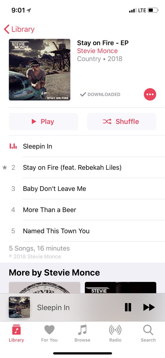 jimmyamf's tweet photo. @steviemonce #SleepinIn really good stuff brother. I’m diggin that jam https://t.co/BAdZHbyxcV