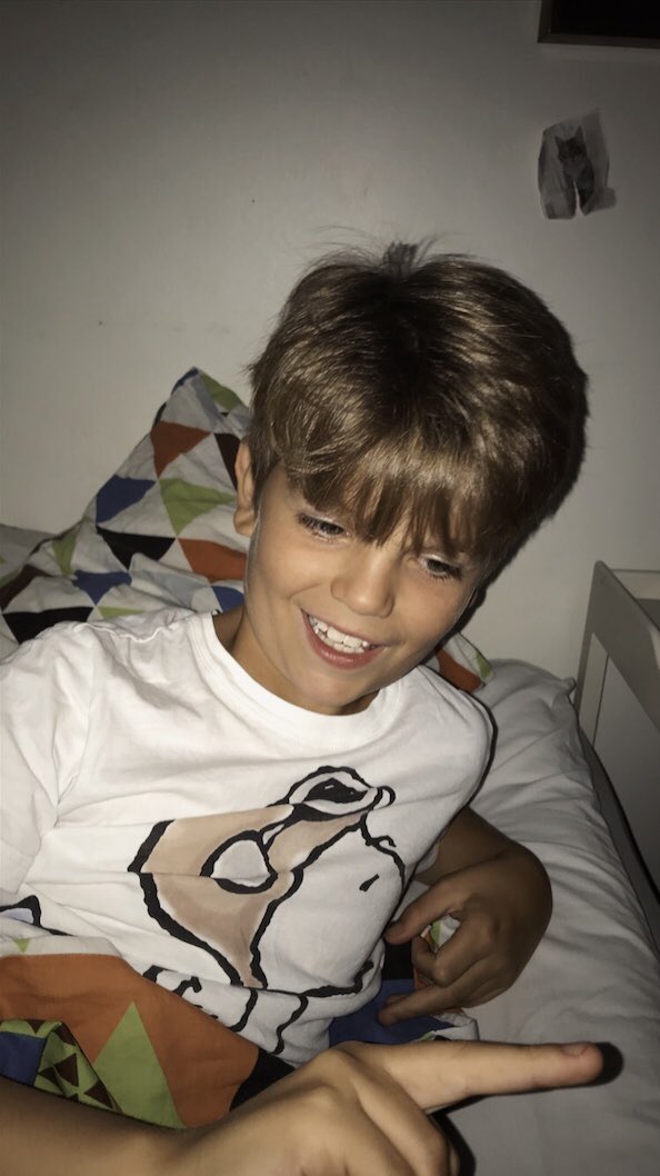 hollsteneline's tweet photo. Y’ALL look at my brother!! He’s just 9 but still prettier than me :’(( https://t.co/NX1Z5XWx72